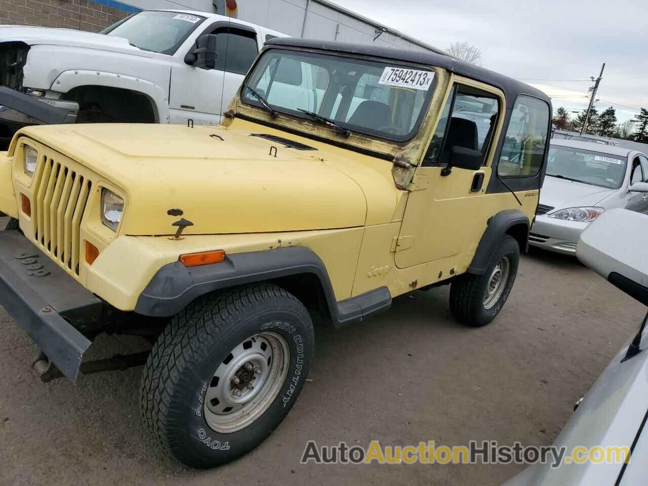 1992 JEEP WRANGLER S, 2J4FY19P4NJ528817