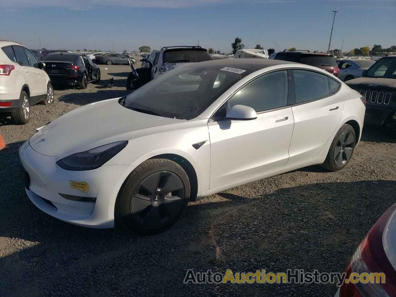 2022 TESLA MODEL 3, 5YJ3E1EB5NF267156