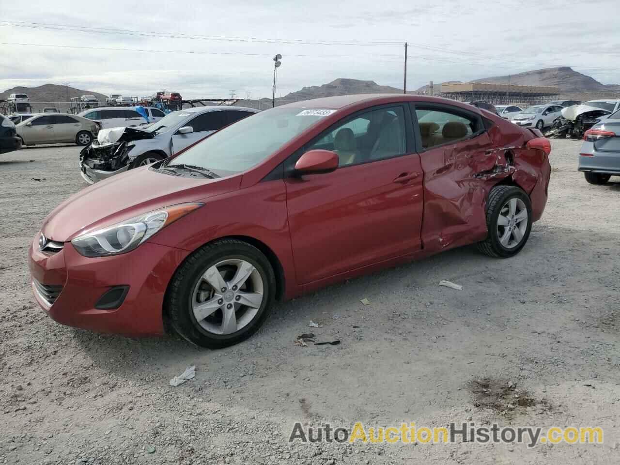 2013 HYUNDAI ELANTRA GLS, 5NPDH4AE5DH312111