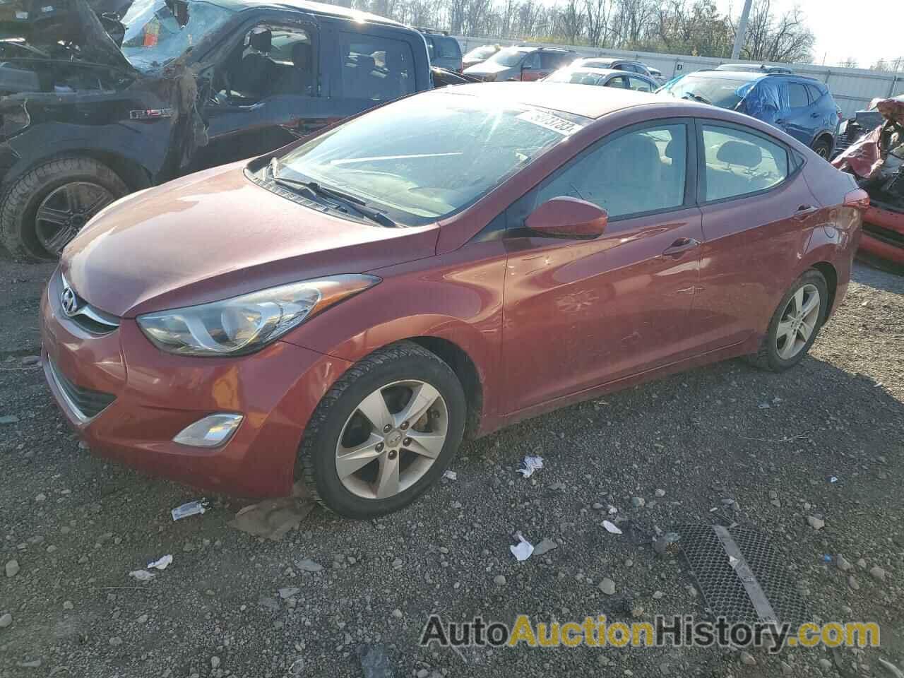 2012 HYUNDAI ELANTRA GLS, KMHDH4AE9CU413619