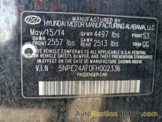 HYUNDAI SONATA SE, 5NPE24AF0FH002336