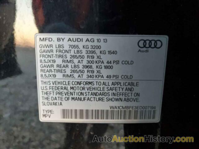 AUDI Q7 PREMIUM, WA1CMBFE3ED007194