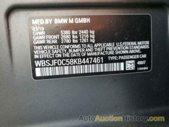 BMW M5, WBSJF0C58KB447461