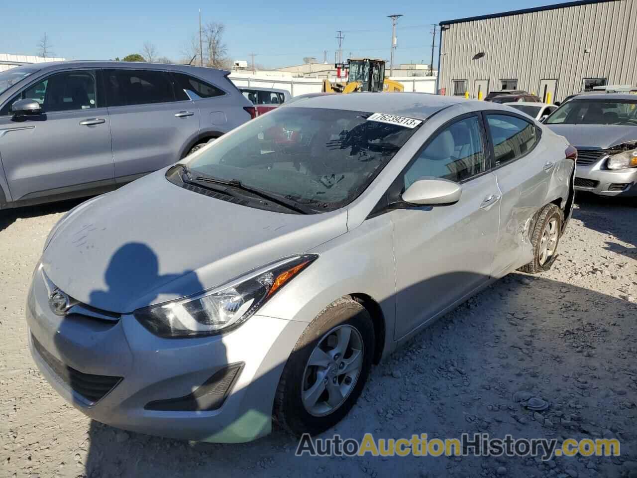 2015 HYUNDAI ELANTRA SE, 5NPDH4AE9FH649609