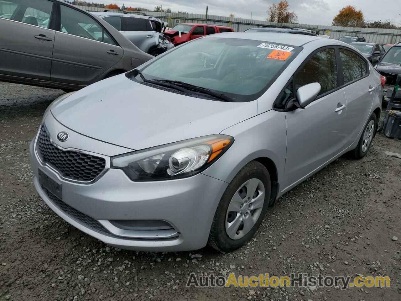 2015 KIA FORTE LX, KNAFK4A61F5423810