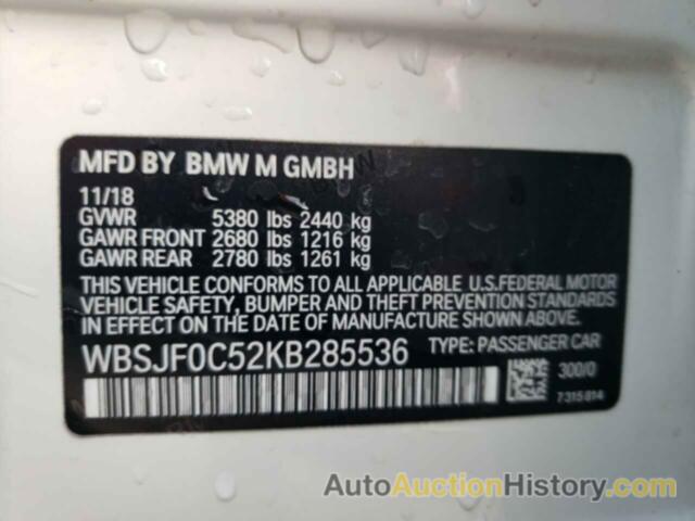 BMW M5, WBSJF0C52KB285536