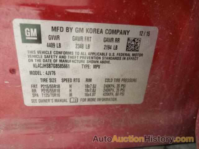 BUICK ENCORE PREMIUM, KL4CJHSB7GB585661