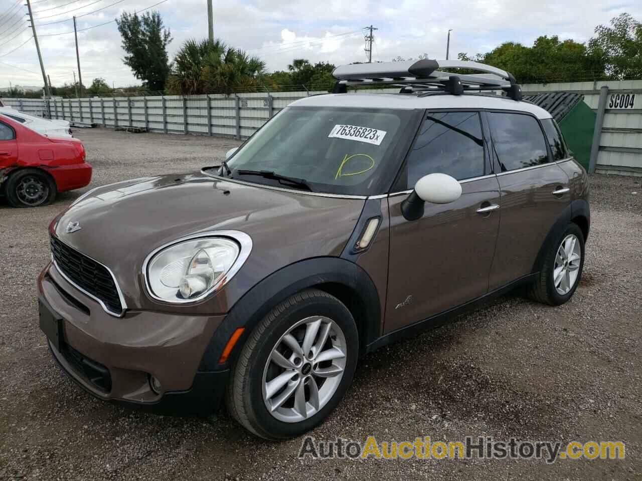 2012 MINI COOPER S COUNTRYMAN, WMWZC5C53CWL62664