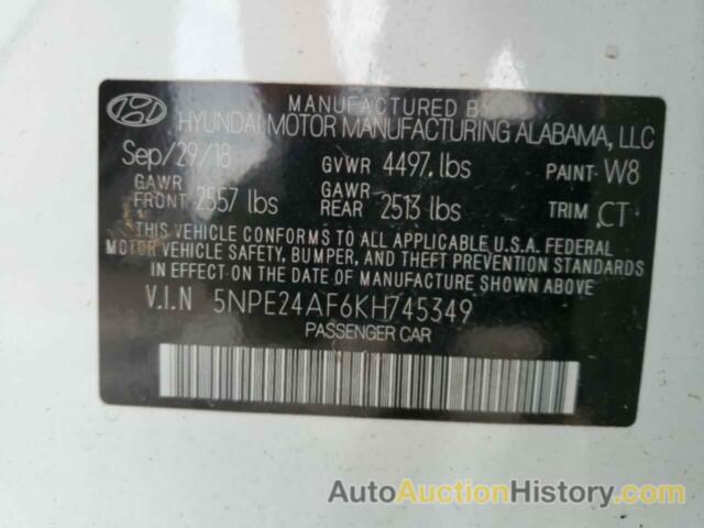 HYUNDAI SONATA SE, 5NPE24AF6KH745349