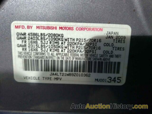 MITSUBISHI OUTLANDER ES, JA4LT21W89Z010362