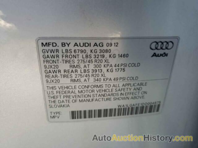 AUDI Q7 PREMIUM PLUS, WA1LGAFE1DD004875