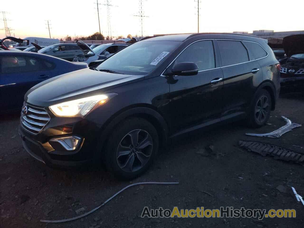 2014 HYUNDAI SANTA FE GLS, KM8SN4HF1EU070497