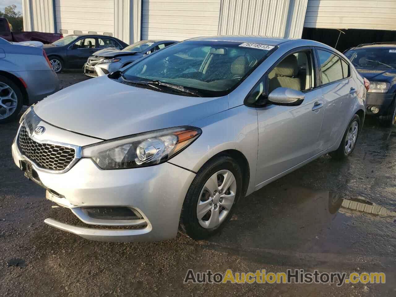 2015 KIA FORTE LX, KNAFK4A67F5412990