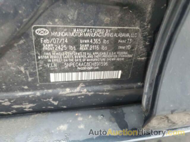 HYUNDAI SONATA SE, 5NPEC4AC8EH891596