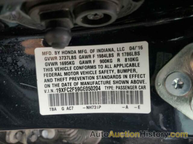 HONDA CIVIC LX, 19XFC2F59GE050204