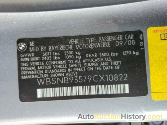 BMW M5, WBSNB93579CX10822