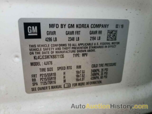 BUICK ENCORE ESSENCE, KL4CJCSM7KB871135