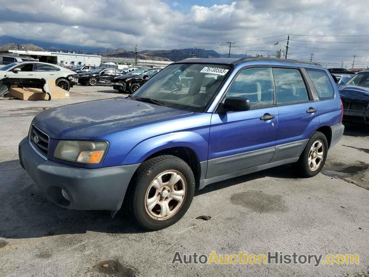 2004 SUBARU FORESTER 2.5X, JF1SG63654H732791