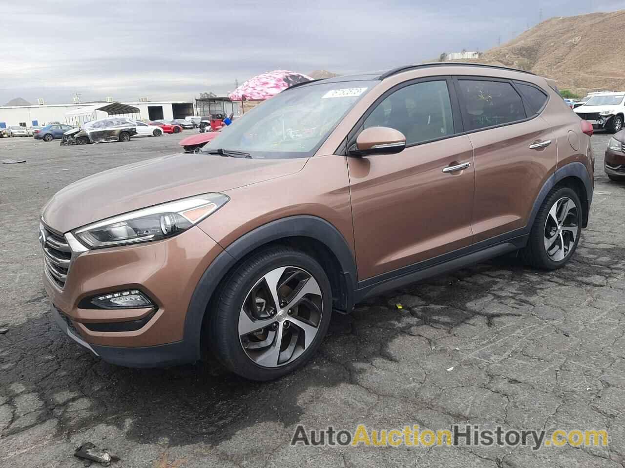 2016 HYUNDAI TUCSON LIMITED, KM8J33A25GU140900