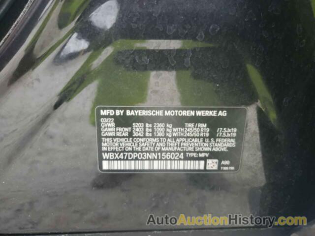 BMW X3 SDRIVE30I, WBX47DP03NN156024