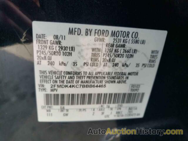 FORD EDGE LIMITED, 2FMDK4KC7BBB64465