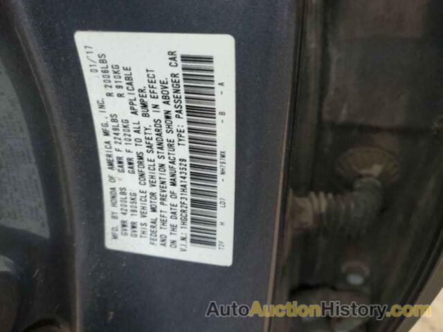 HONDA ACCORD LX, 1HGCR2F31HA143529