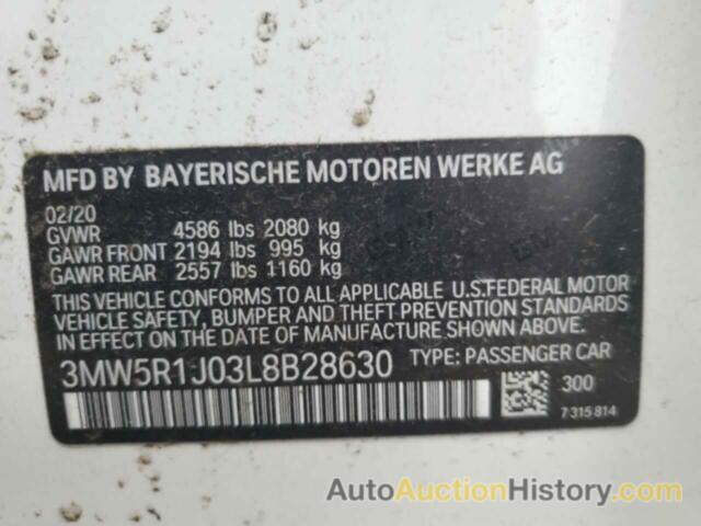 BMW 3 SERIES, 3MW5R1J03L8B28630