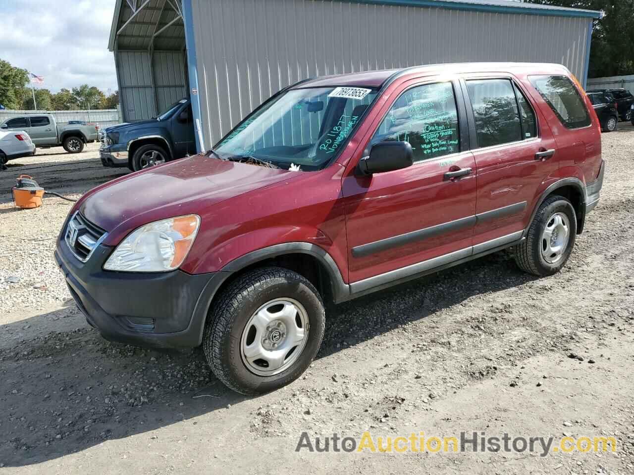 2003 HONDA CRV LX, SHSRD68523U105961