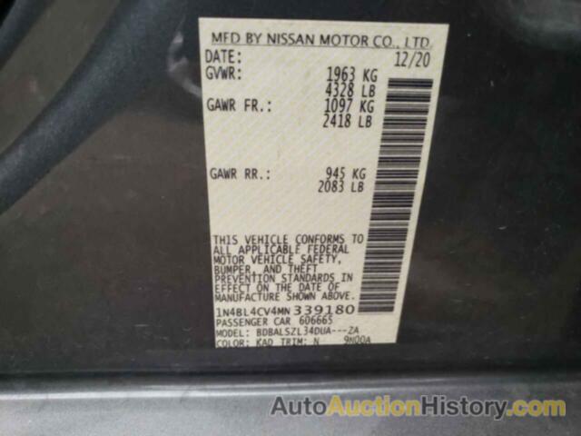 NISSAN ALTIMA SR, 1N4BL4CV4MN339180