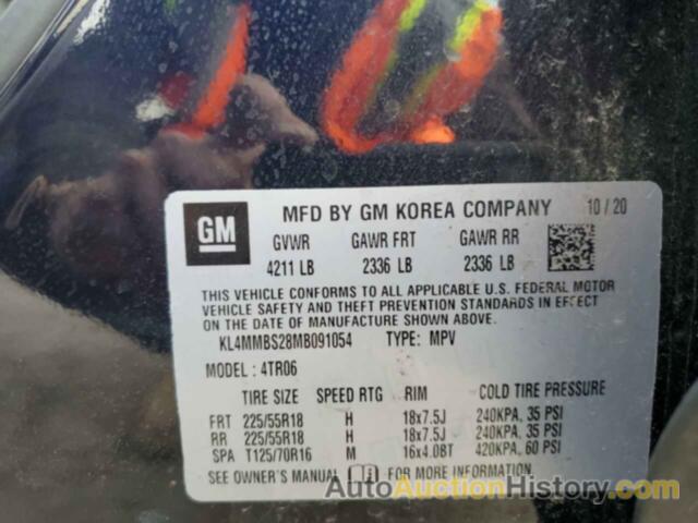 BUICK ENCORE PREFERRED, KL4MMBS28MB091054
