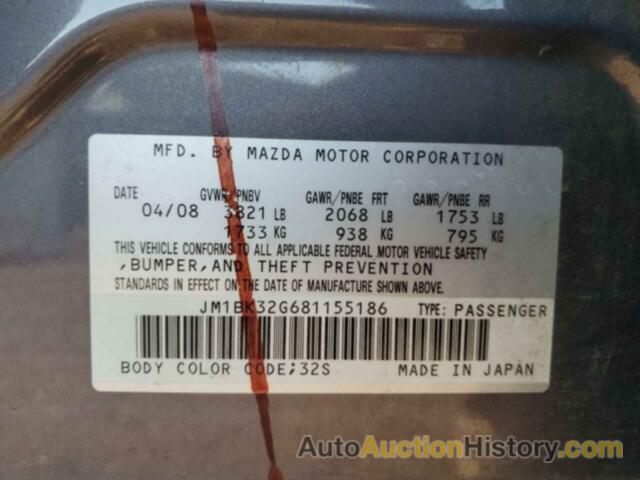 MAZDA 3 I, JM1BK32G681155186