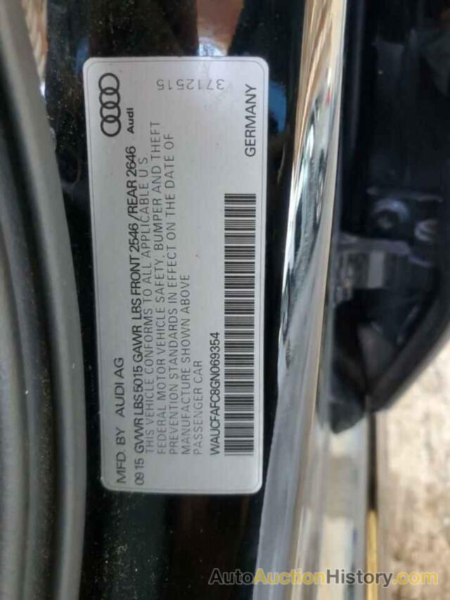 AUDI A6 PREMIUM, WAUCFAFC8GN069354