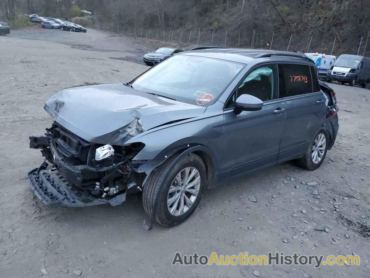 2018 VOLKSWAGEN TIGUAN S, 3VV0B7AX0JM054980