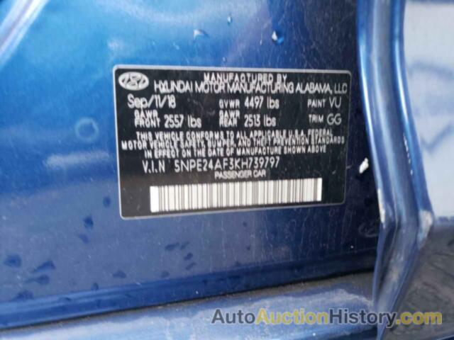 HYUNDAI SONATA SE, 5NPE24AF3KH739797