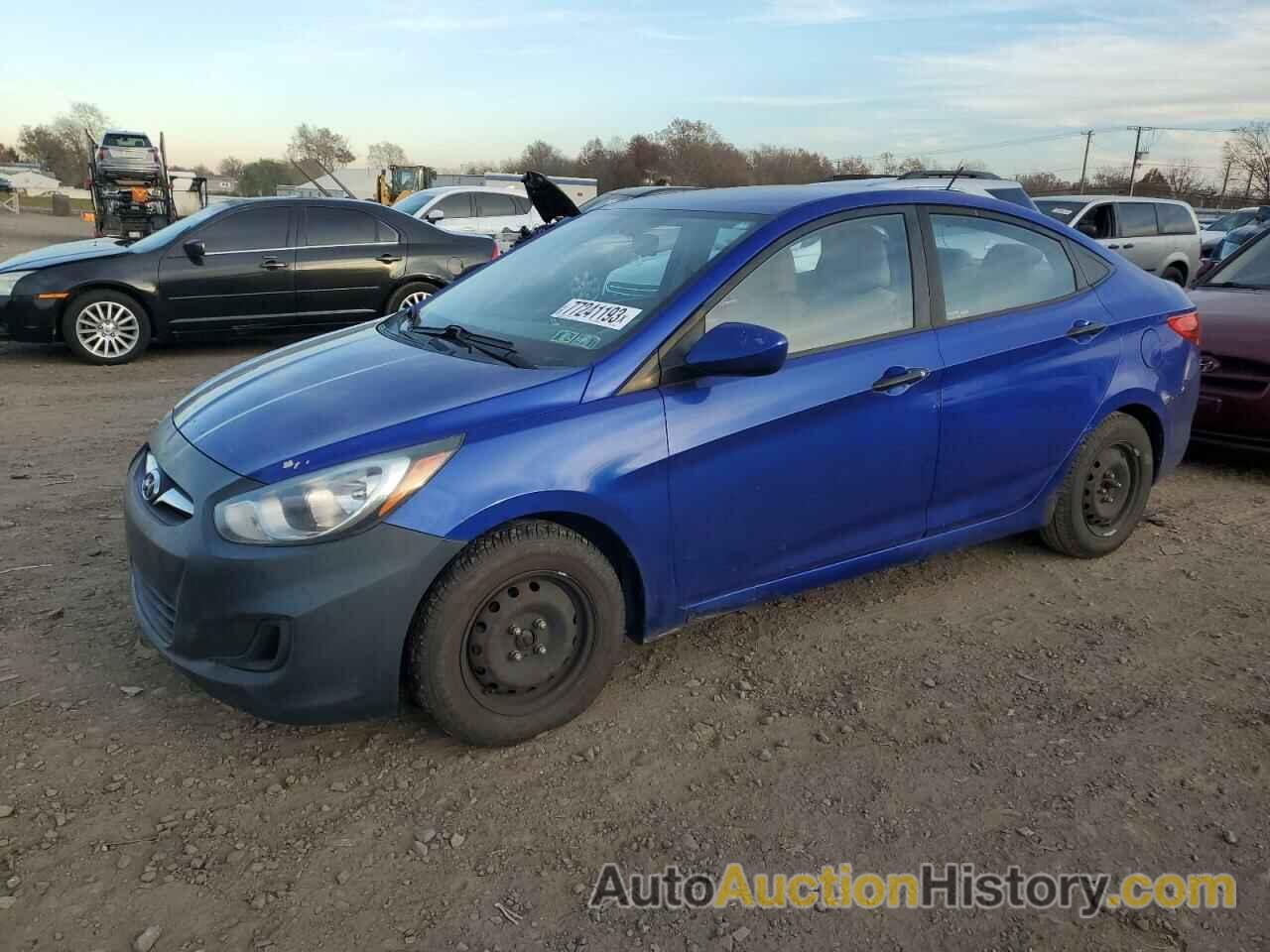 2012 HYUNDAI ACCENT GLS, KMHCT4AEXCU083984