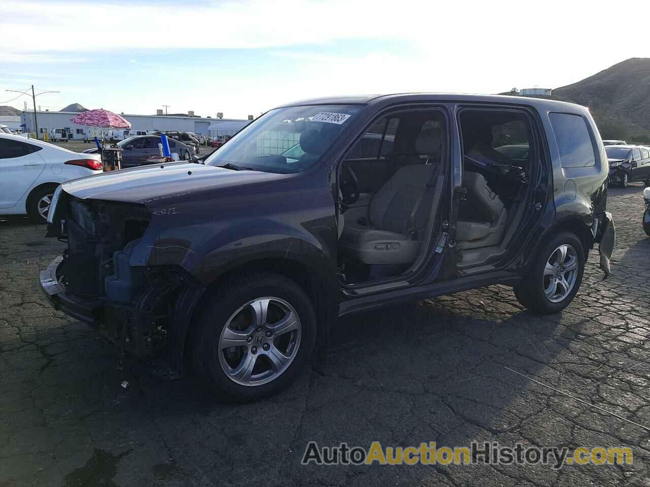 2013 HONDA PILOT EXL, 5FNYF3H5XDB029743