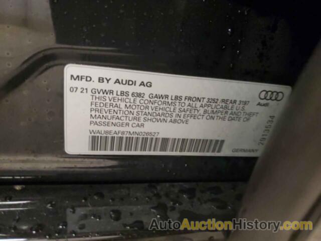 AUDI A8 L, WAU8EAF87MN026527