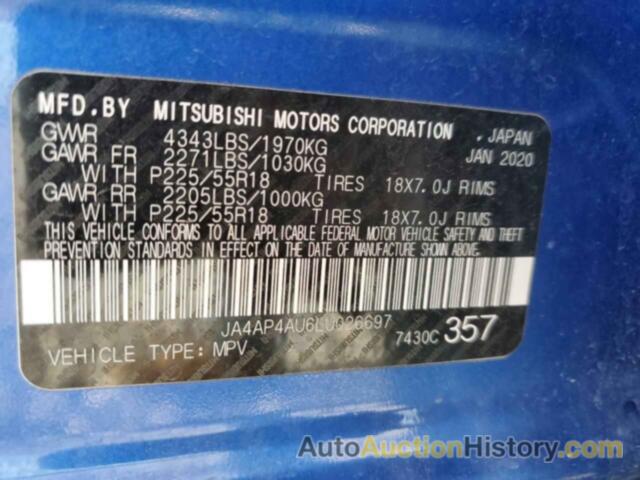 MITSUBISHI OUTLANDER SE, JA4AP4AU6LU026697