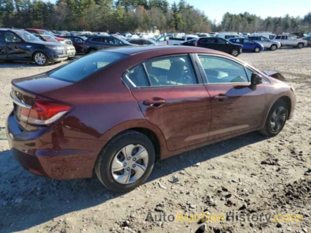 HONDA CIVIC LX, 2HGFB2F58DH591460