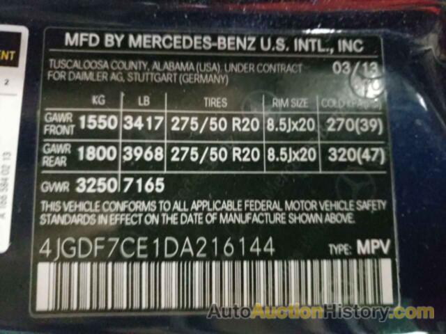 MERCEDES-BENZ GL-CLASS 450 4MATIC, 4JGDF7CE1DA216144
