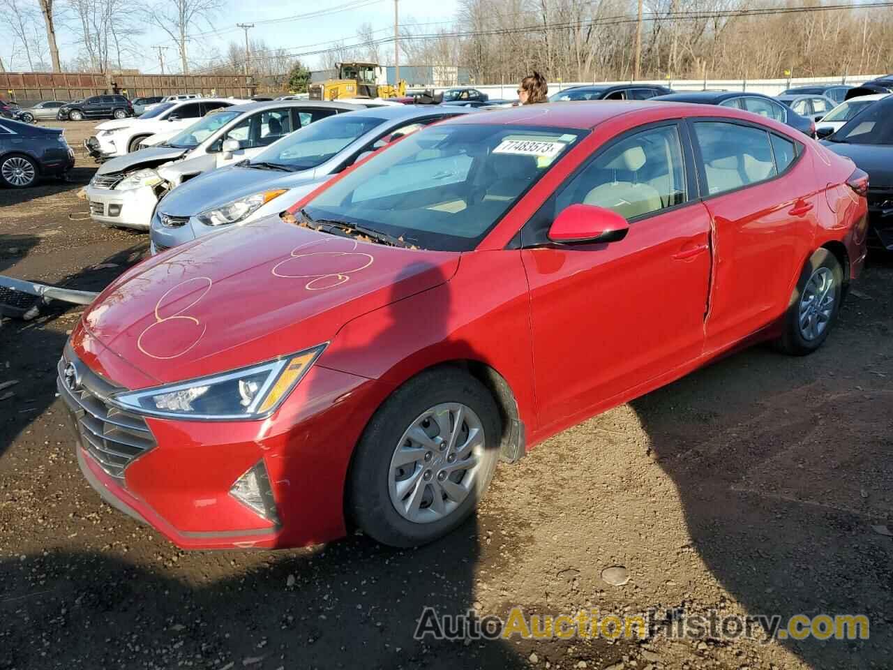 2020 HYUNDAI ELANTRA SE, KMHD74LF6LU014787