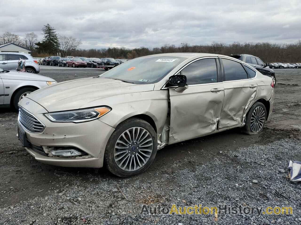 2017 FORD FUSION SE, 3FA6P0T97HR261580