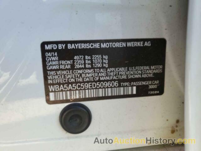 BMW 5 SERIES I, WBA5A5C59ED509606
