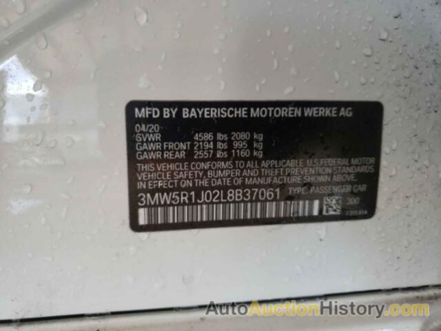 BMW 3 SERIES, 3MW5R1J02L8B37061