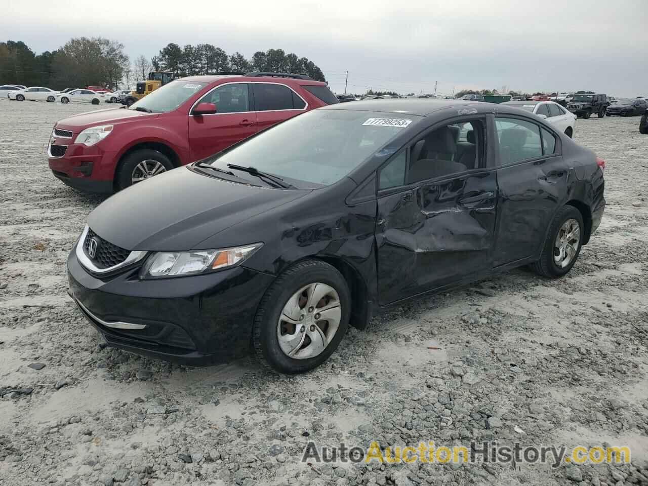 2013 HONDA CIVIC LX, 19XFB2F58DE086139