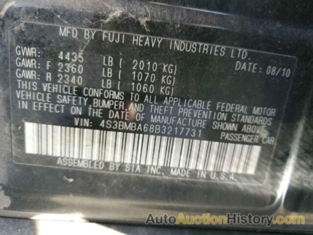 SUBARU LEGACY 2.5I, 4S3BMBA68B3217731