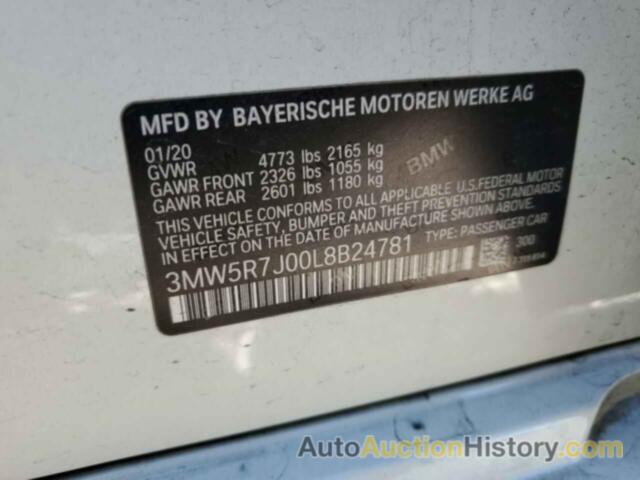 BMW 3 SERIES, 3MW5R7J00L8B24781