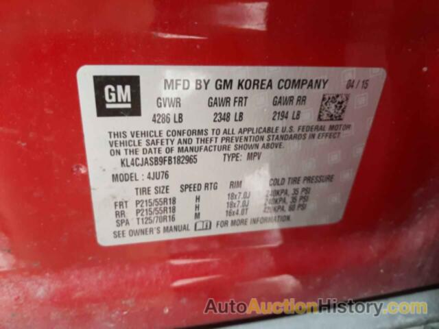 BUICK ENCORE, KL4CJASB9FB182965