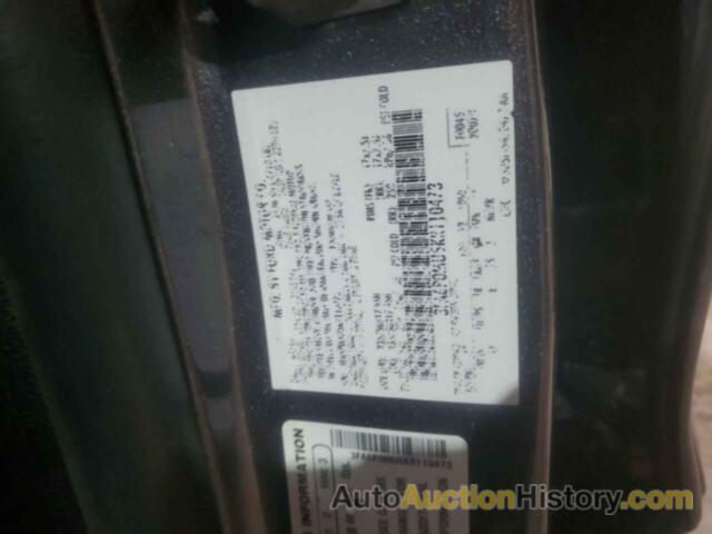 FORD FUSION SEL, 3FA6P0MU5KR110473