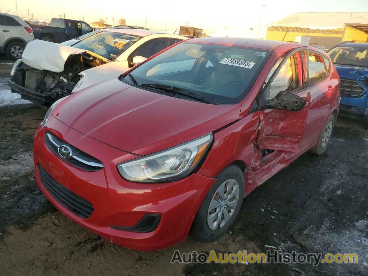 HYUNDAI ACCENT SE, KMHCT5AE5GU261408